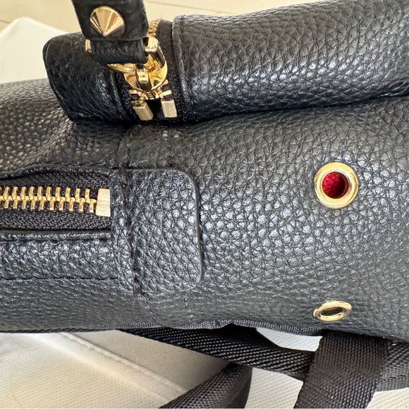 Marc Jacobs Black and Gold Mini Backpack - Picture 9 of 11